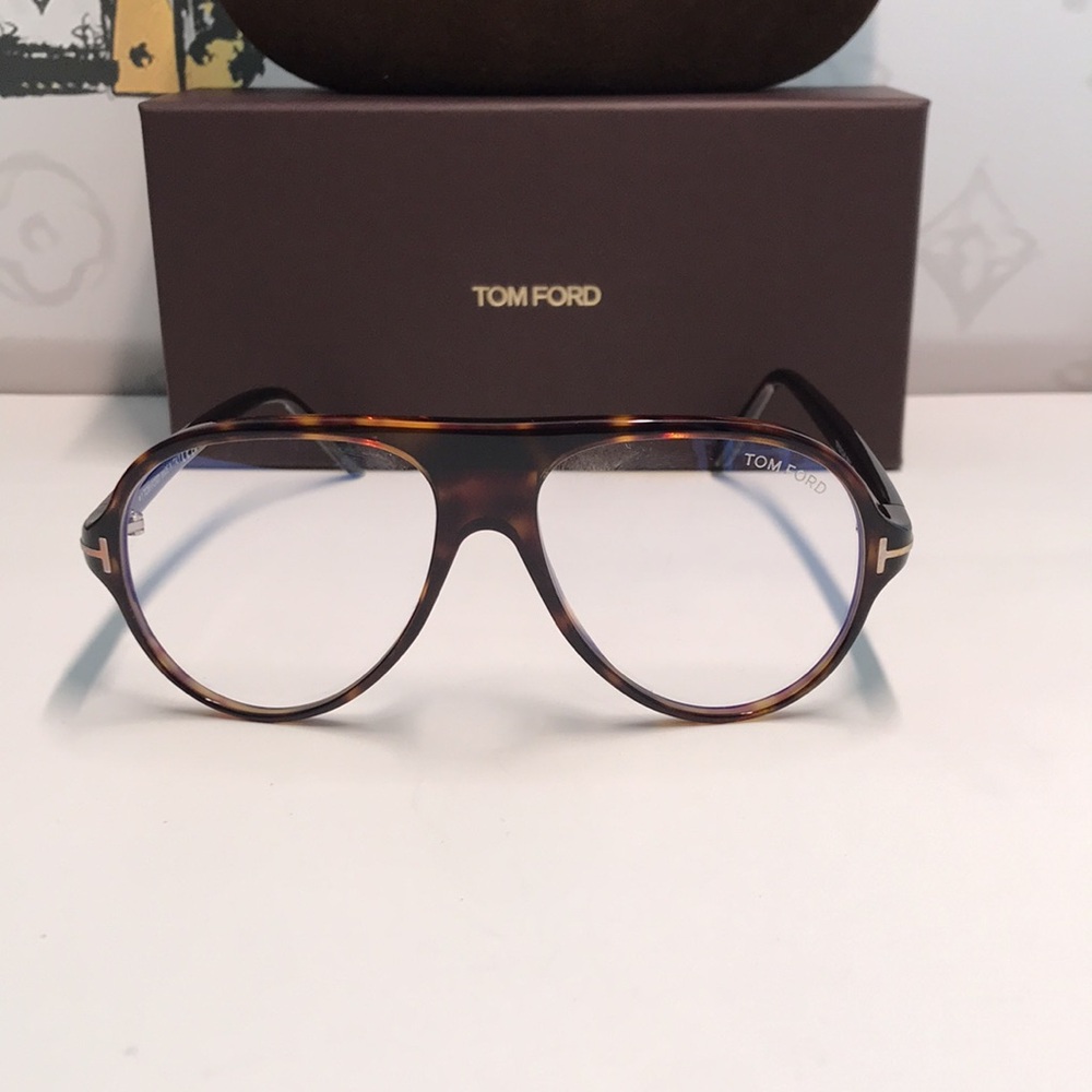New Authentic Tom Ford TF5012 052 Tortoise Eyeglasses - Picture 5 of 13